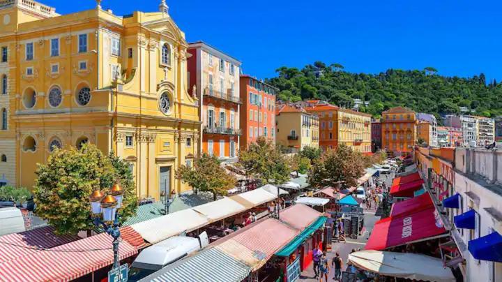 Old Town- 4 Pers, Vieux Nice, Ac, Wifi Bagian luar foto