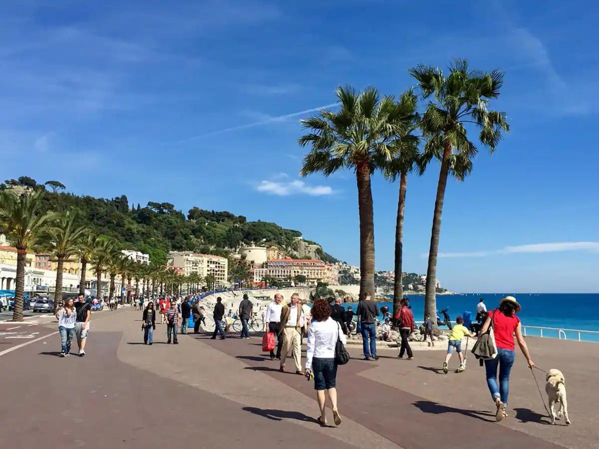 Old Town- 4 Pers, Vieux Nice, Ac, Wifi Bagian luar foto
